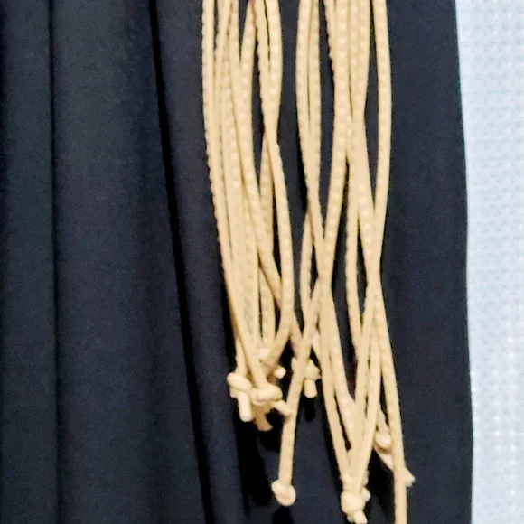 Southwest Boho Braided Leather & Fringe Belt - Picture 4 of 8